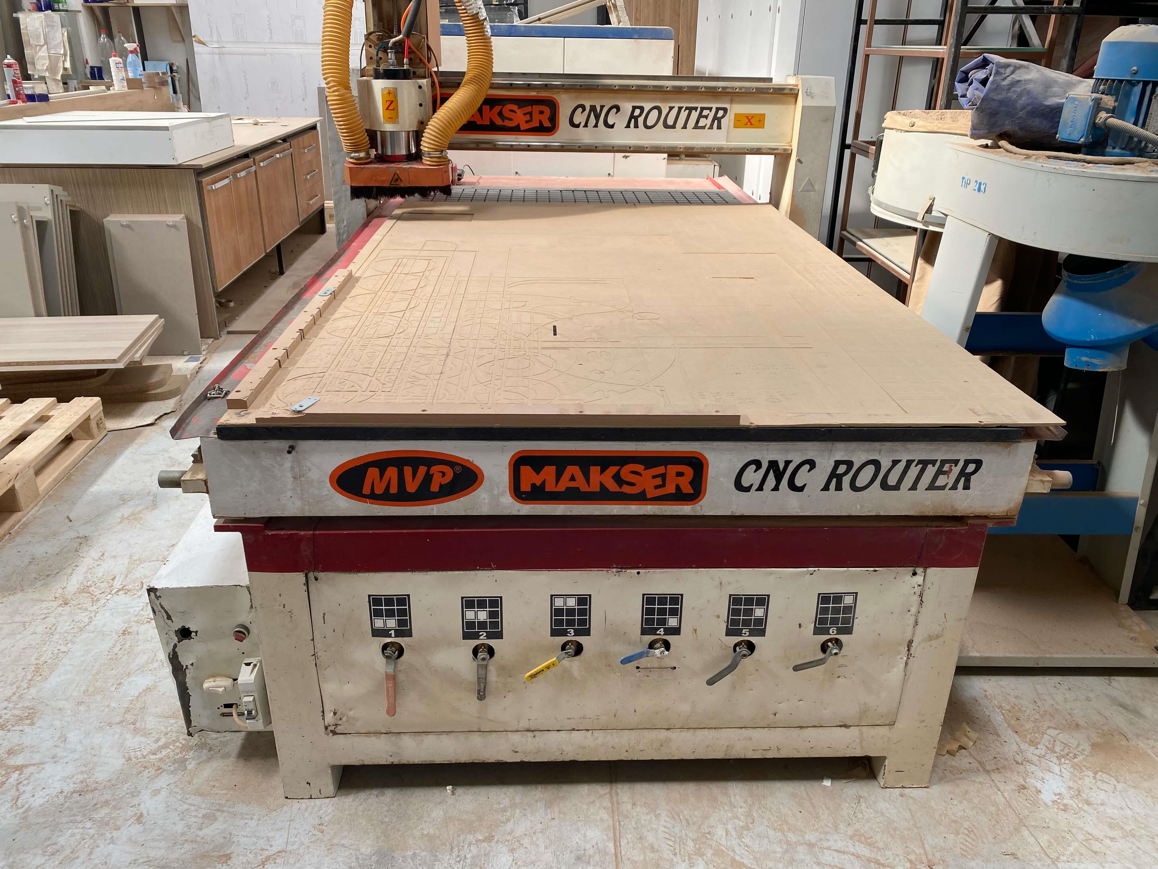 Makser 1325 Düz Tabla Cnc Makinesi