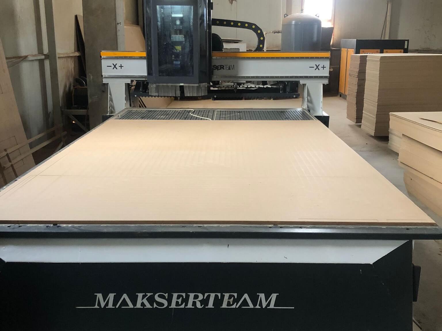 Makser 2136 Premium S Süpürme Boşaltma Düz Tabla Cnc Makinesi