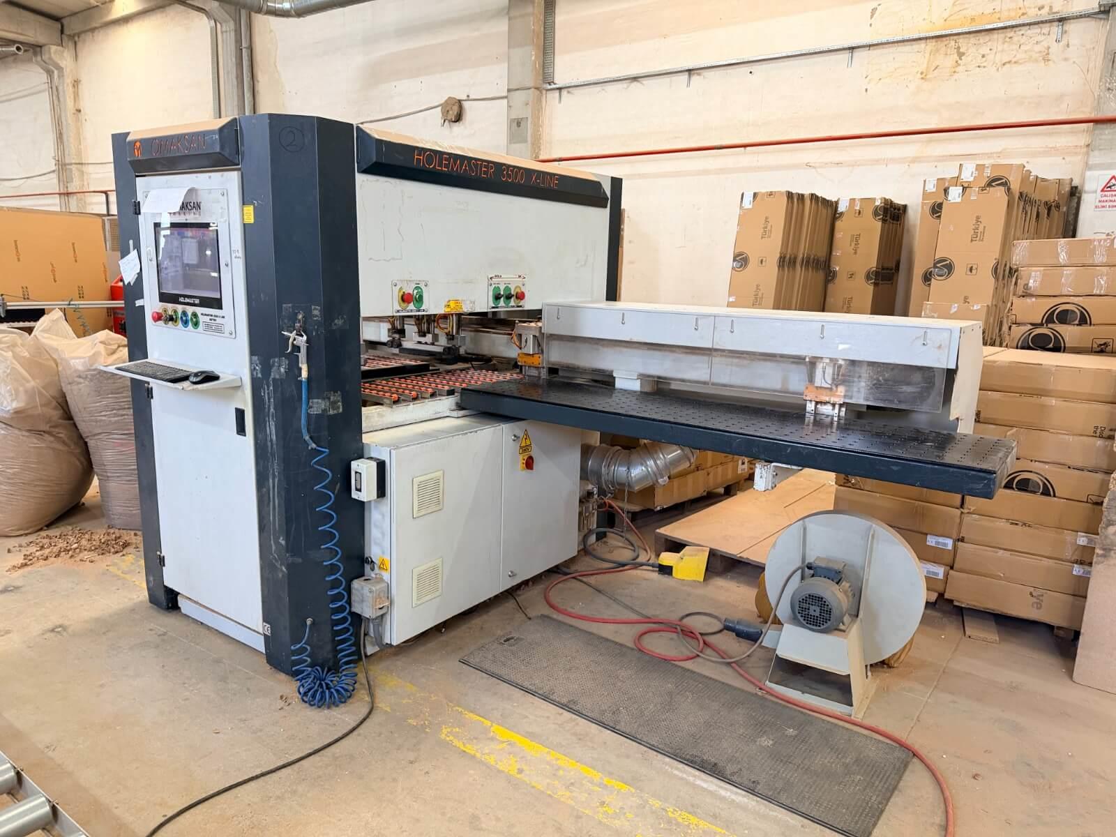 Omaksan 3500 Xline Cnc Delik Makinesi