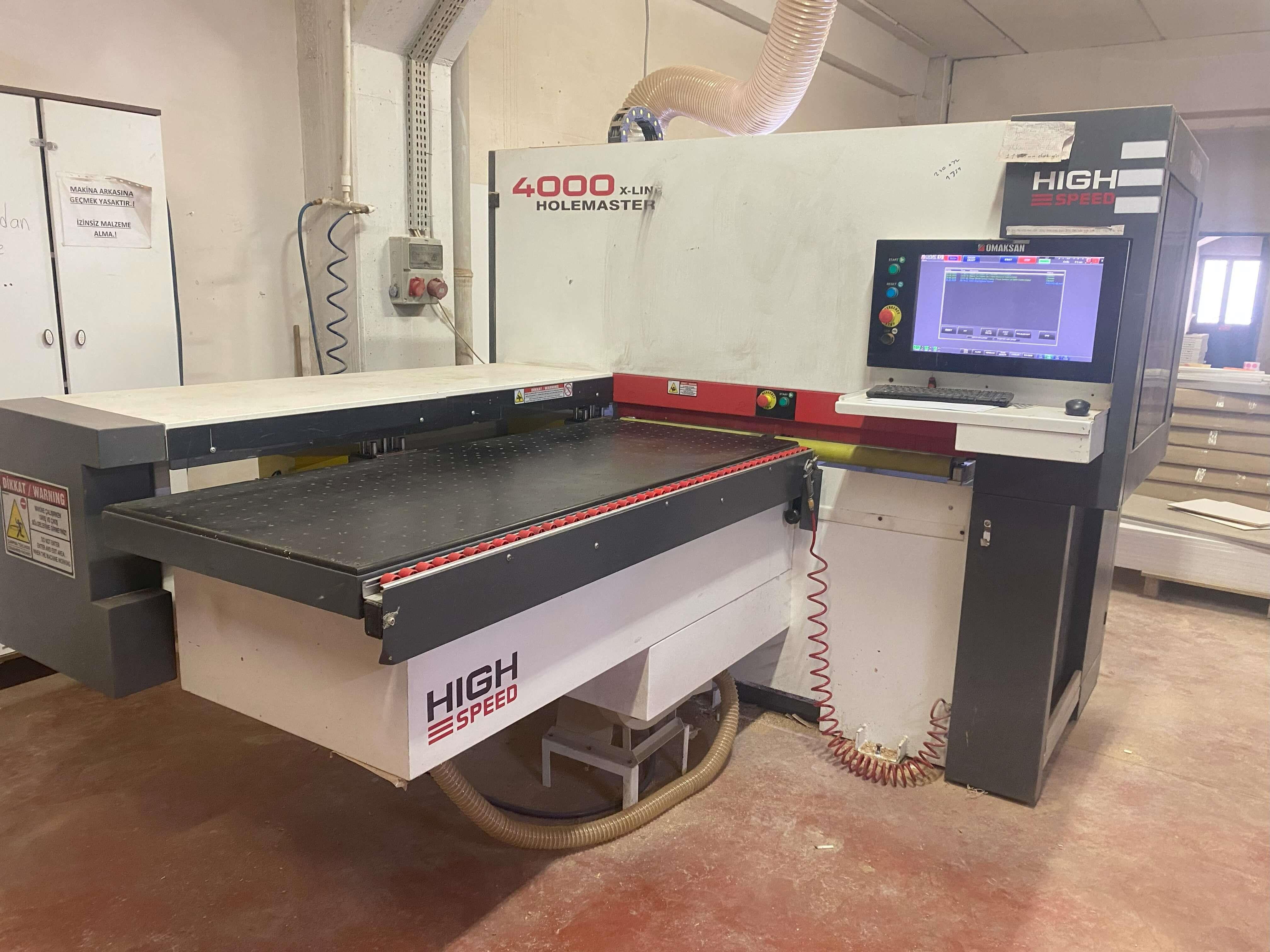 Omaksan 4000 X-Line Cnc Delik Makinesi (2021)