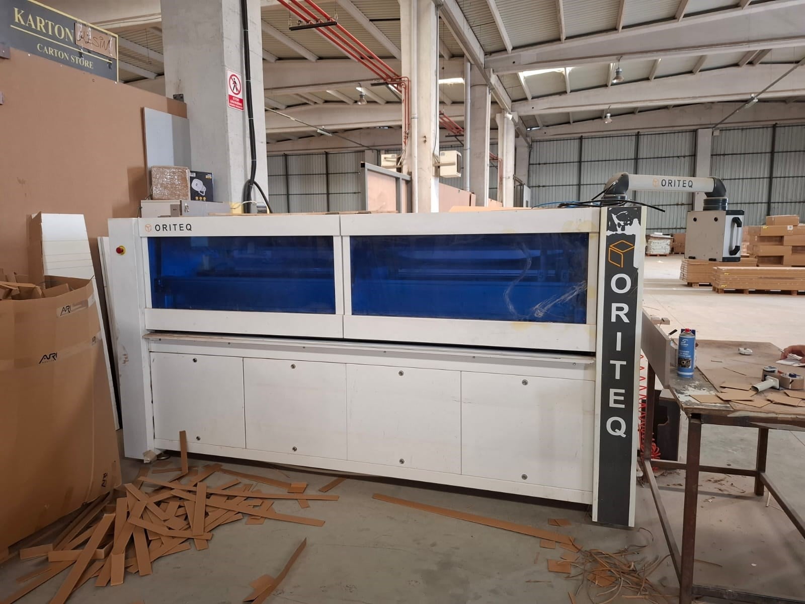 Orimak Oriteq Karton Cnc Makinesi
