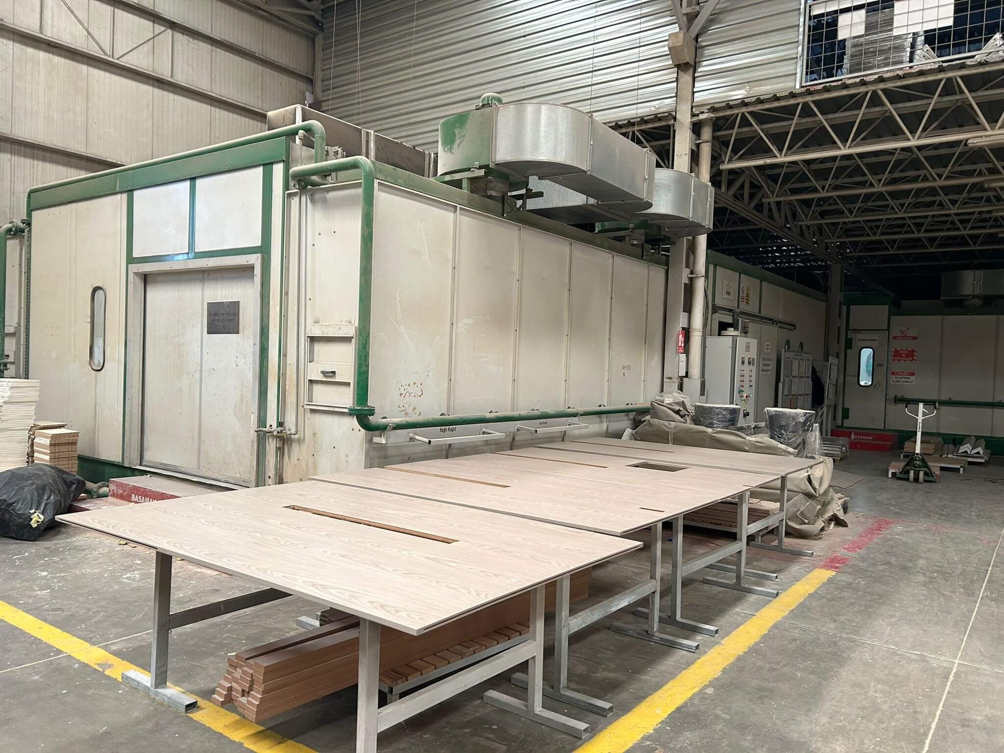 Özel Üretim Boyahane 30*23 Metre