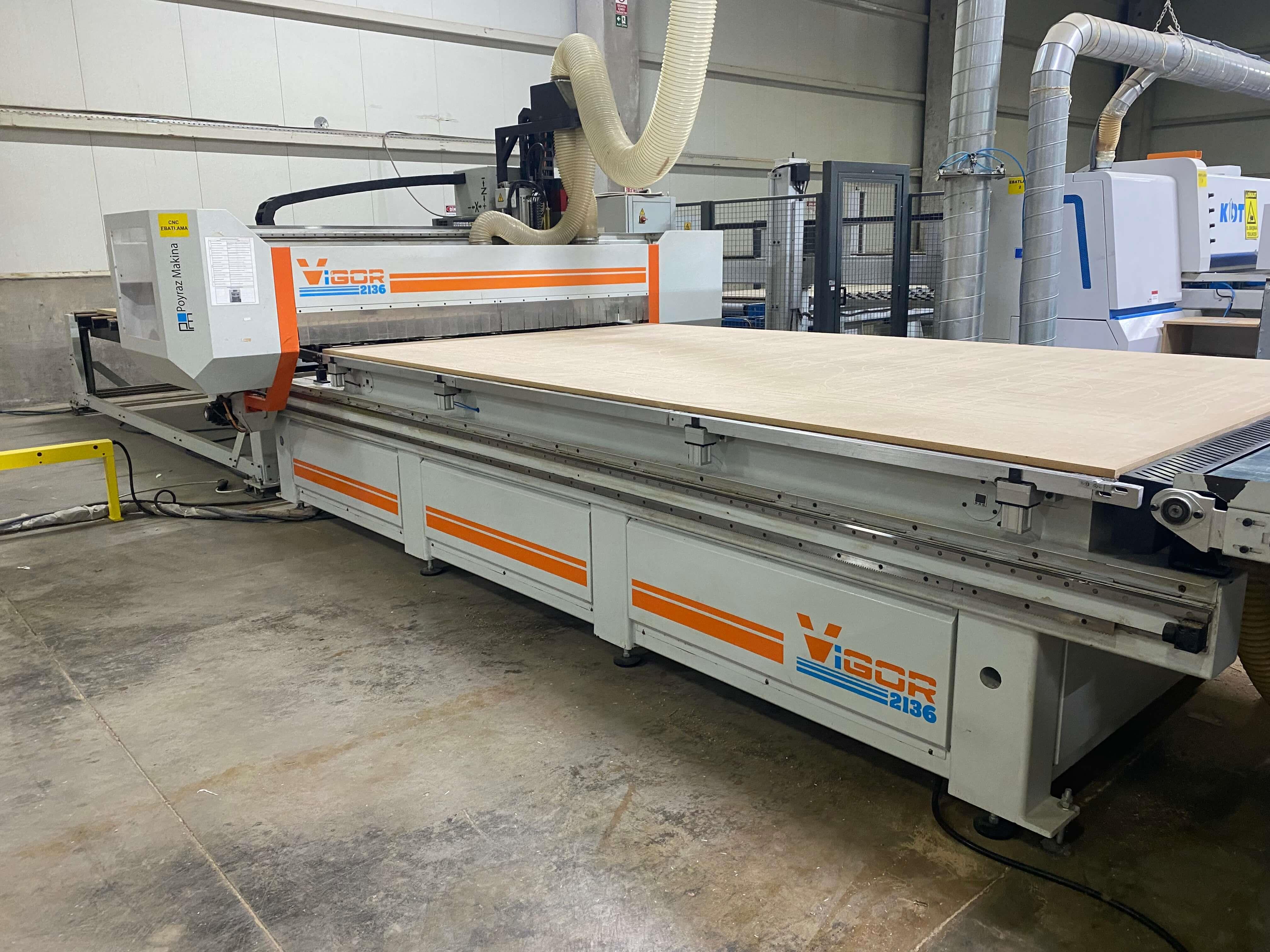 Poyraz Vigor 2136 Yükleme Boşaltmalı Cnc Makinesi (2020)