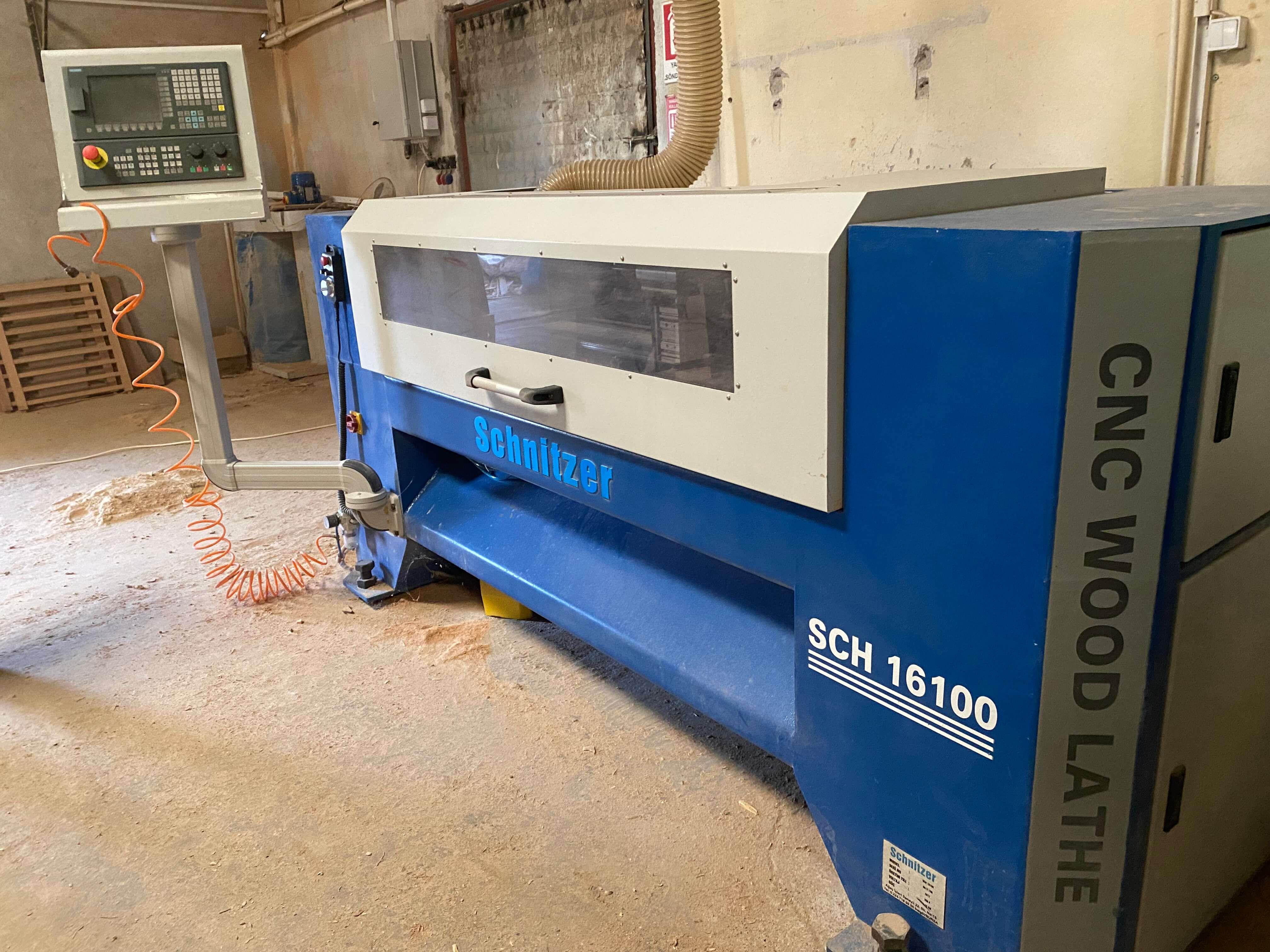 Schnitzer SCH 16100 2 Eksen Ahşap Cnc Torna Makinesi (2017)