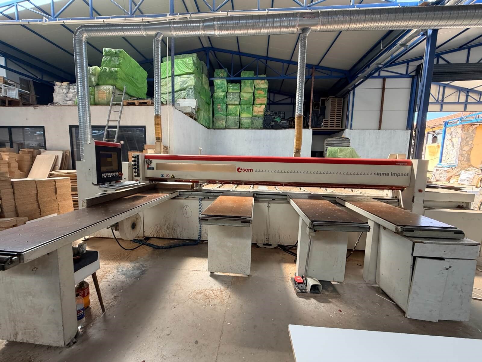 SCM Sigma İmpact 110 Önden Yüklemeli Panel Ebatlama Makinesi (2014)