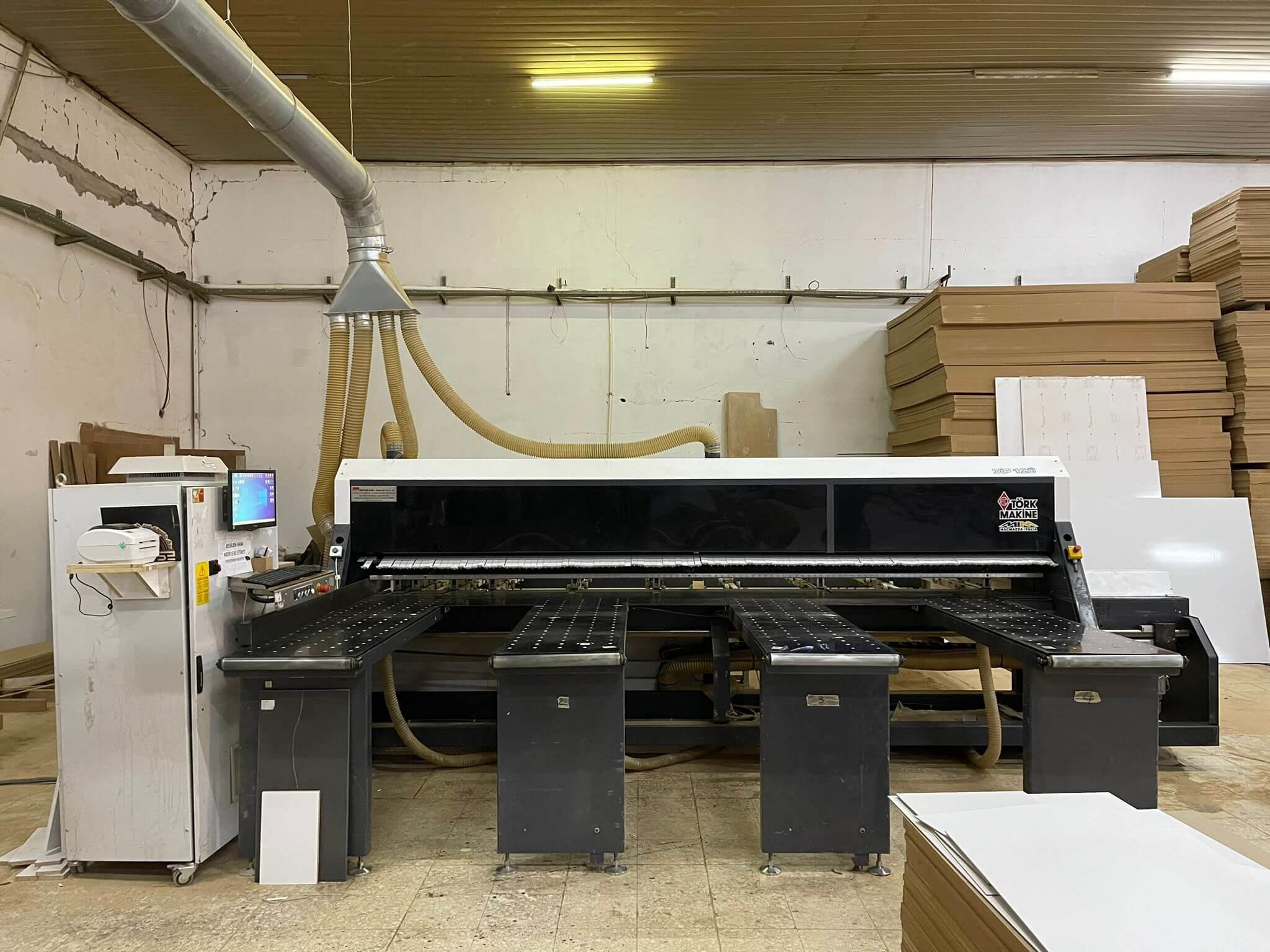 Törk Mp 120 Önden Yüklemeli Panel Ebatlama Makinesi (2019)