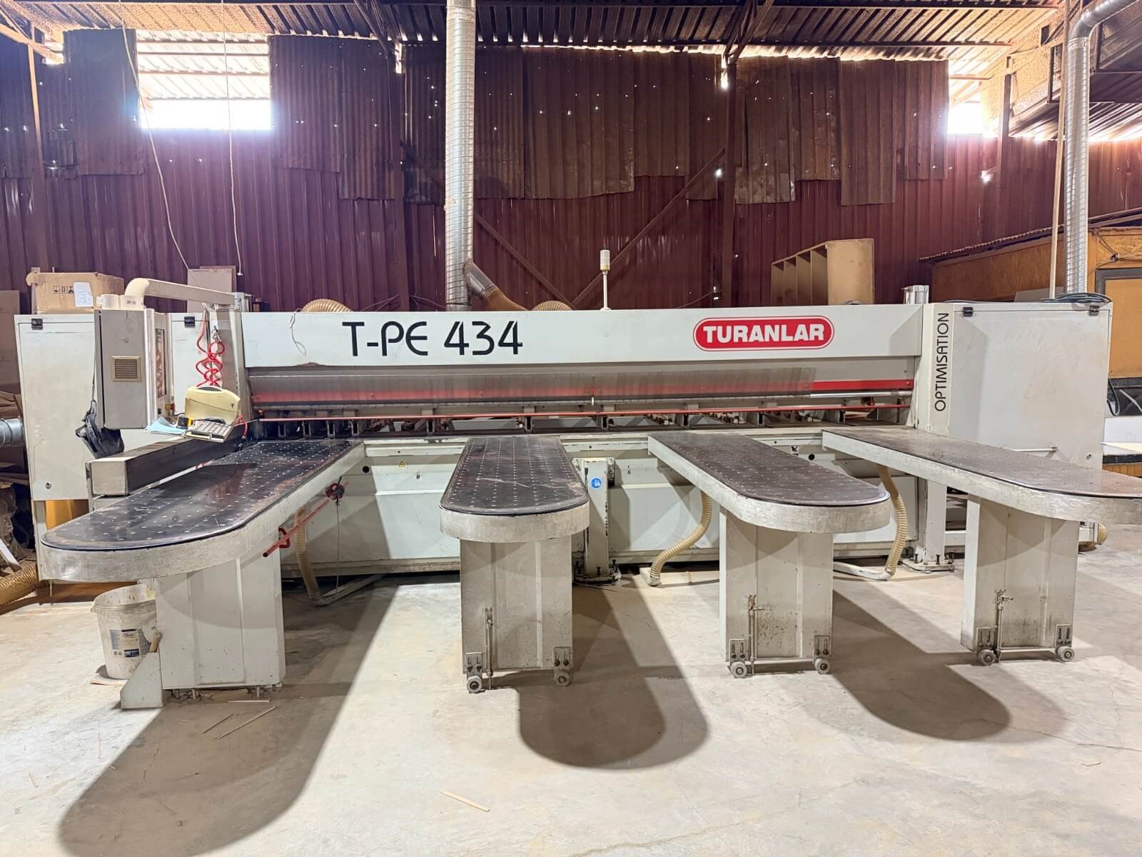 TURANLAR T-PE 434 Önden Yüklemeli Panel Ebatlama Makinesi (2016)