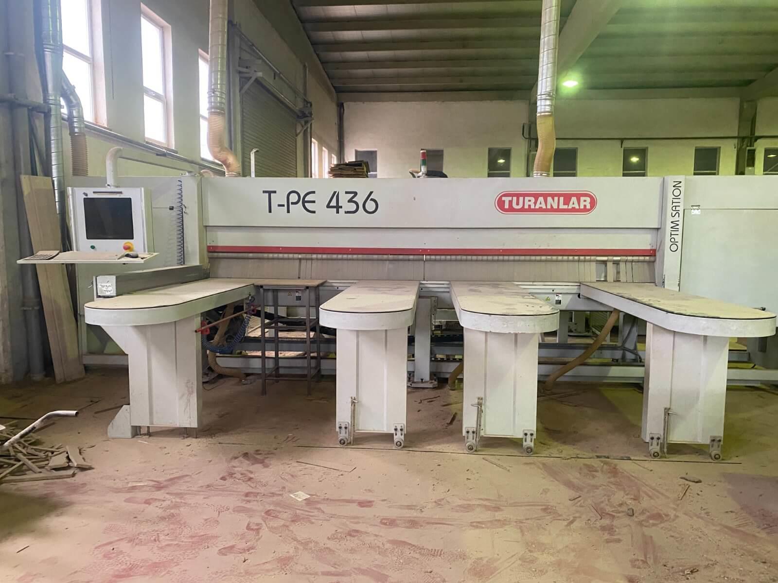 Turanlar T-PE 436 Arkadan Yüklemeli Asansörlü Panel Ebatlama Makinesi (2014)