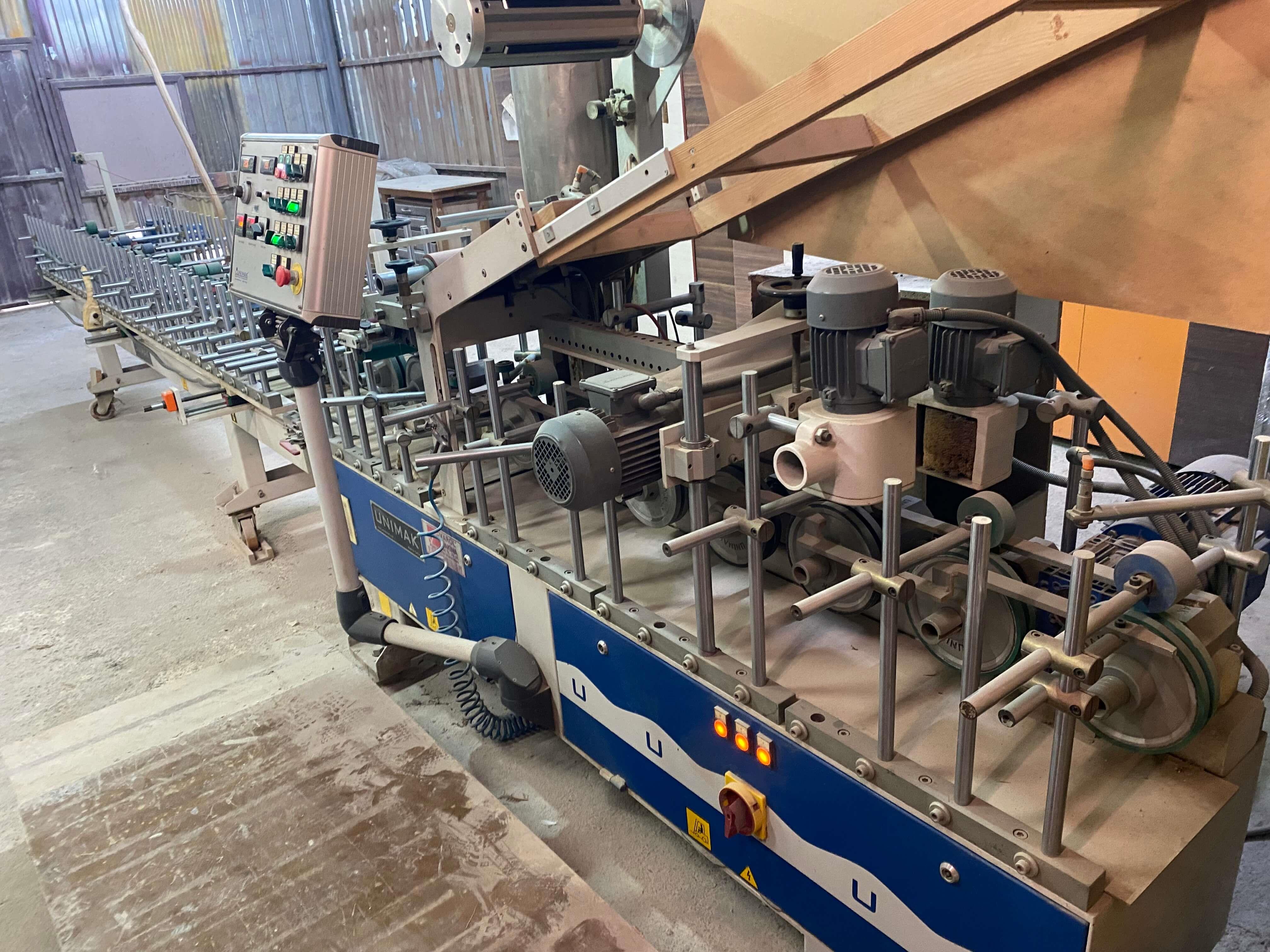 Unimak PW 35 F6 - Pec Kasetli Ahşap Profil Sarma Makinesi (2012)