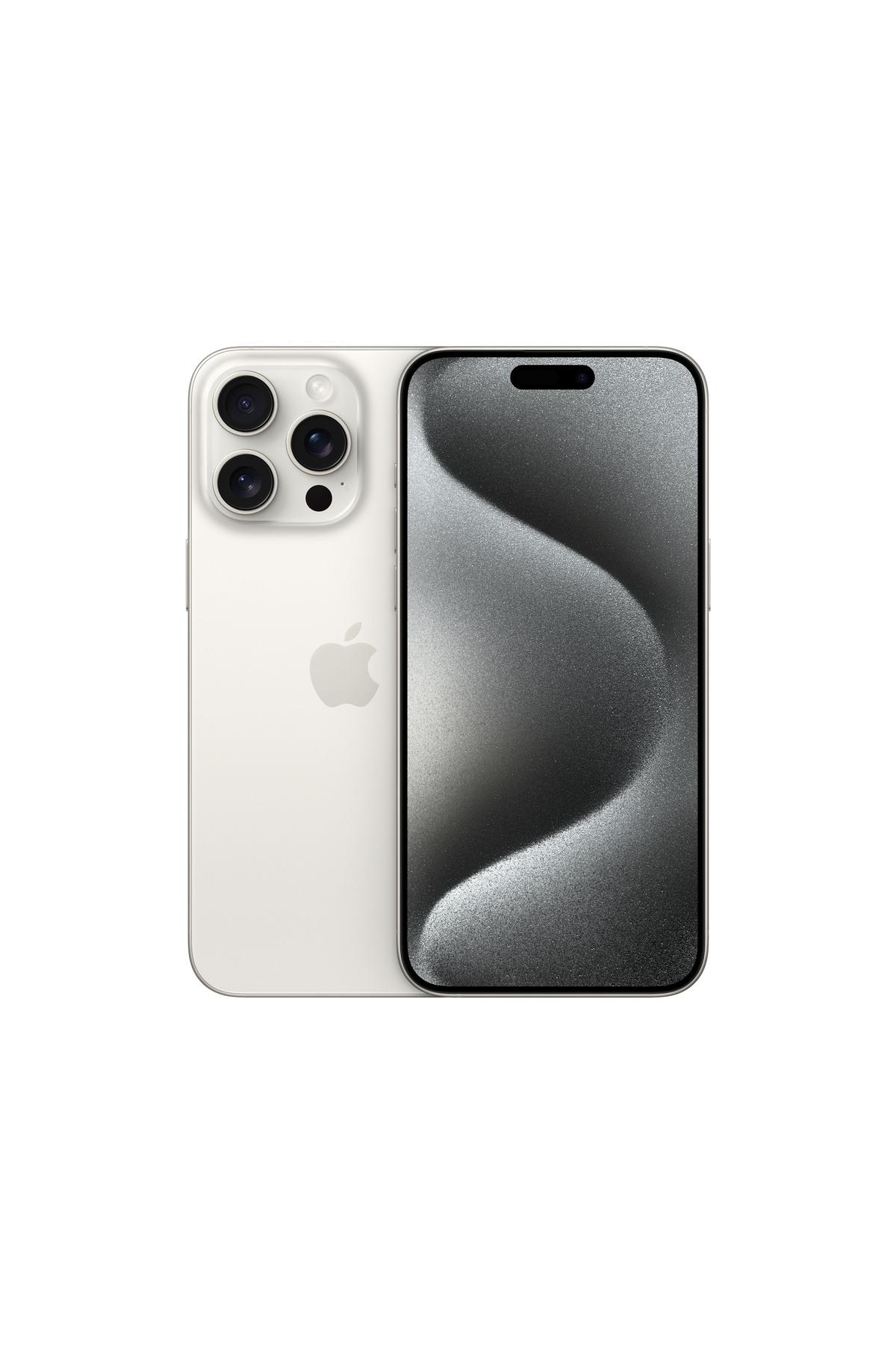 iPhone 15 Pro Max 256 GB Beyaz Titanyum | Nasailetisim.com.tr