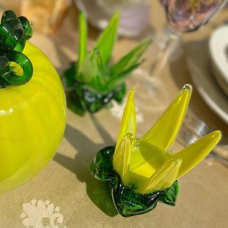 Nilüfer Model Cam Şamdan Mumluk