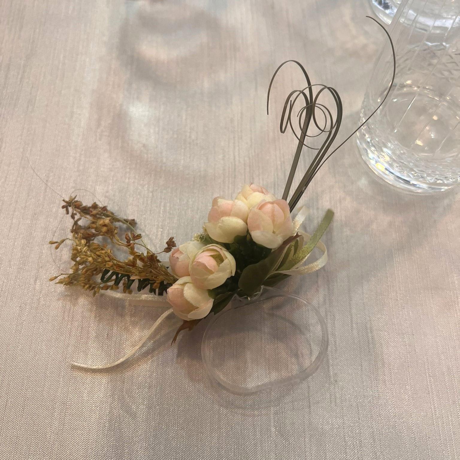 12 adet Çiçekli Peçete Halkası