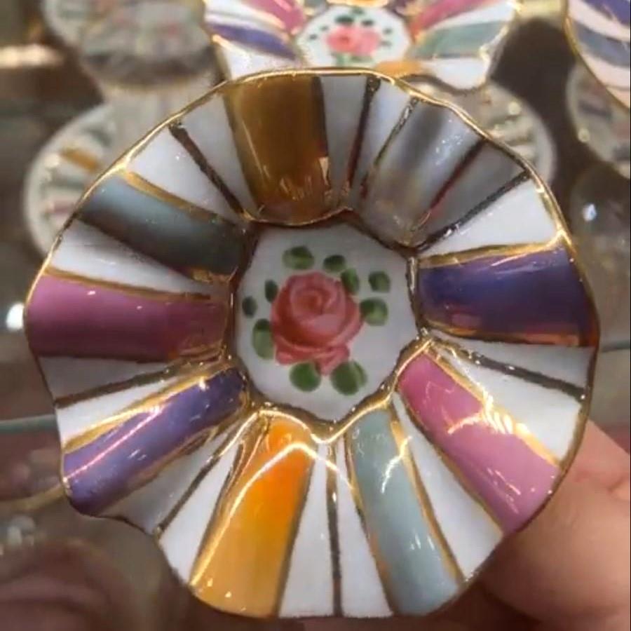 Renkli El Dekor Lokumluklar Yaprak