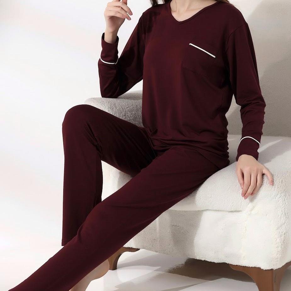 Kadın Uzun Kollu Pijama Takımı