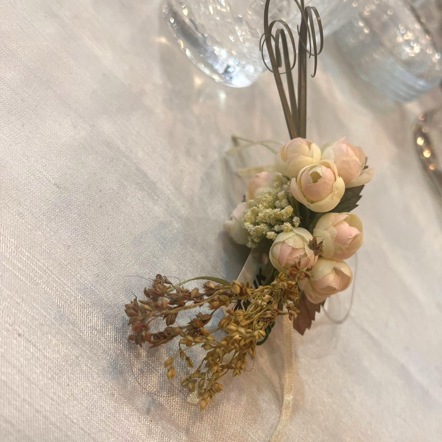 12 adet Çiçekli Peçete Halkası