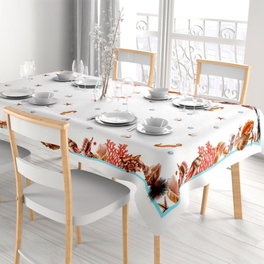 Desenli Renkli Masa Örtüsü
