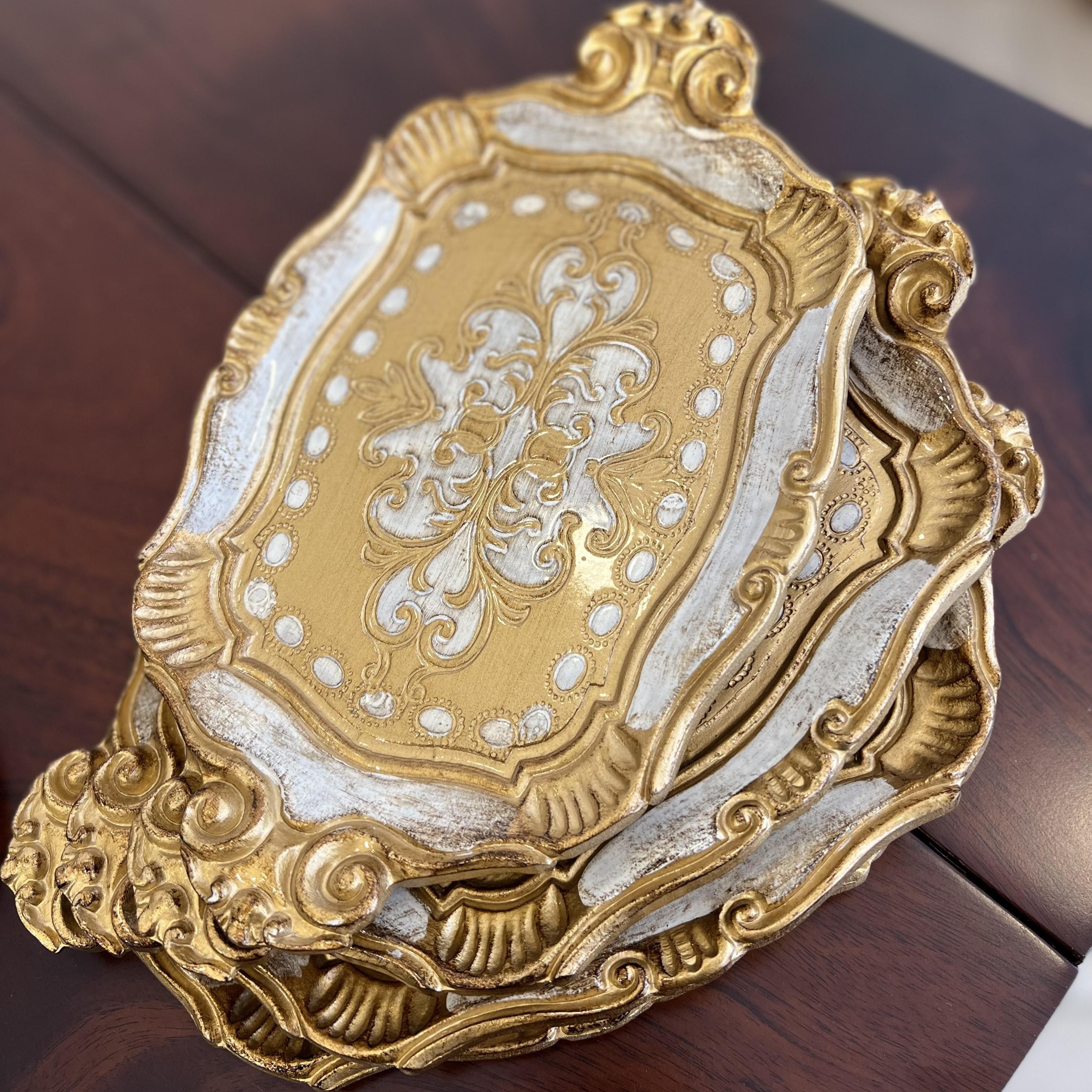 L & M Florence Art Gül Ağacı İthal Köşeli Gold Beyaz Tek Kişilik 0 Numara