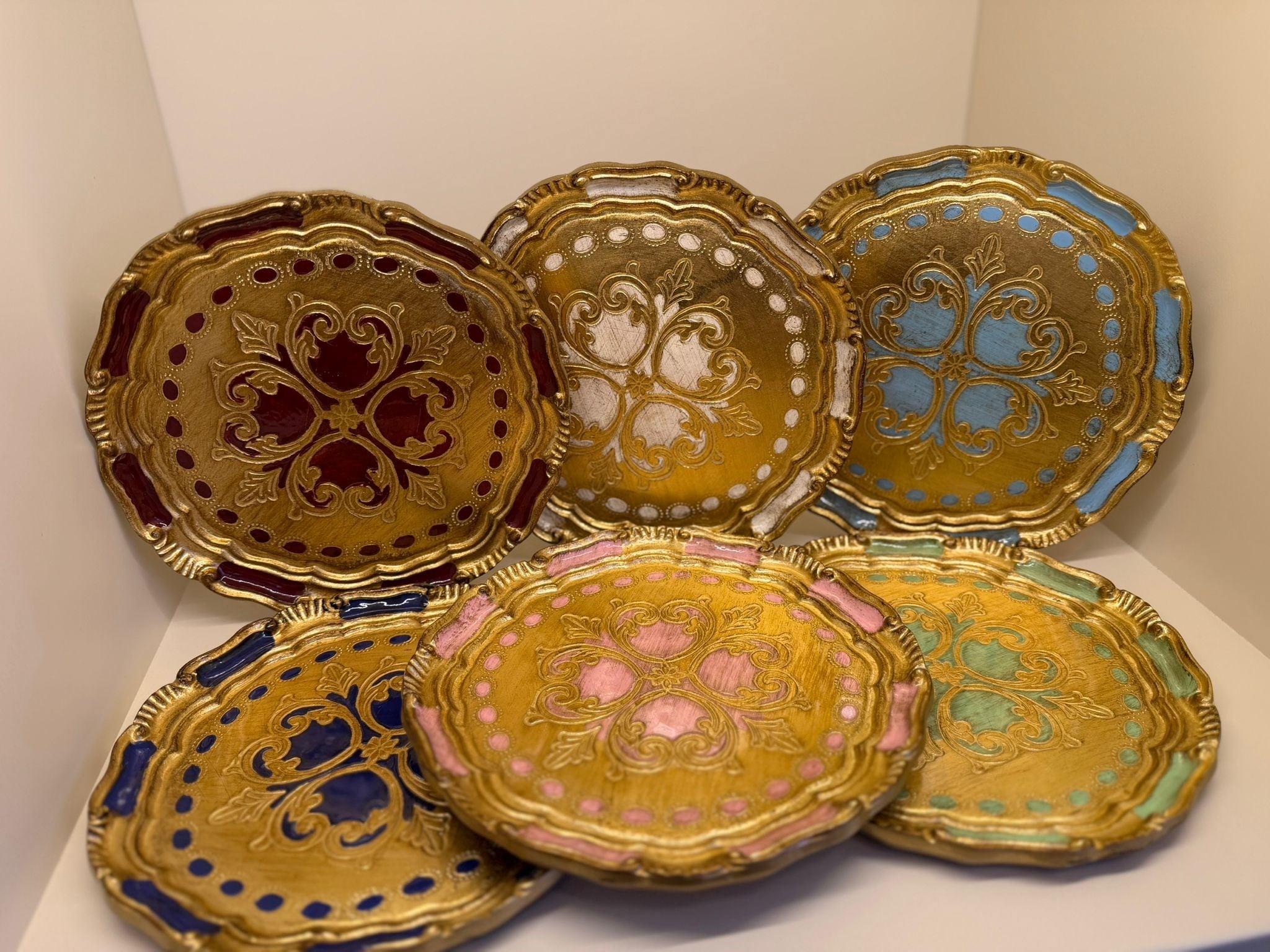 Pescarissi Art Deco İthal Gül Ağacı Yuvarlak Tek Kişilik 0 Numara