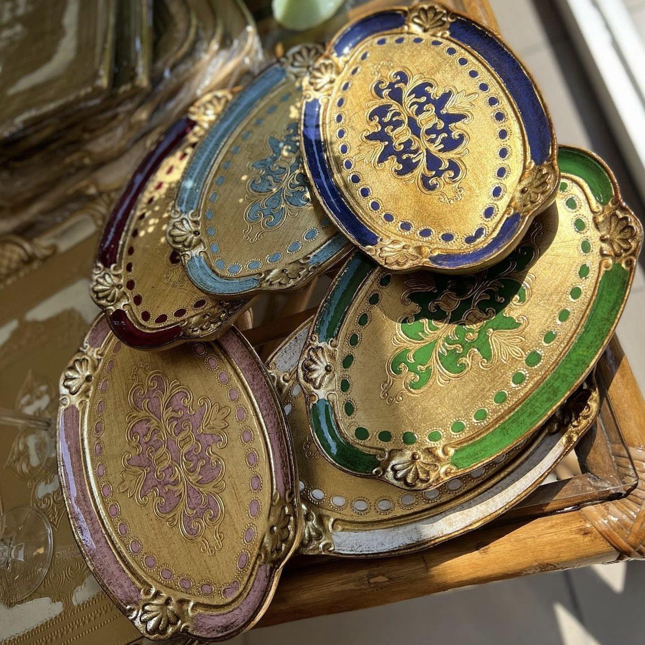 L & M Florence Art Gül Ağacı İthal Gold Renkli Tek Kişilik 0 Numara