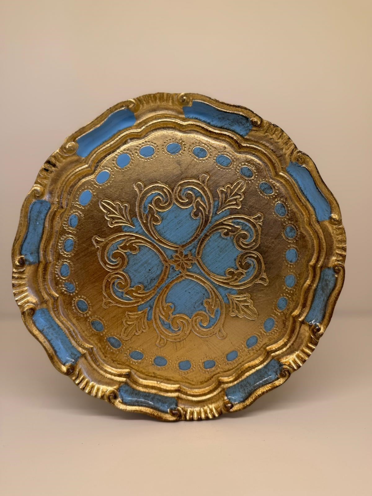 Pescarissi Art Deco İthal Gül Ağacı Yuvarlak Tek Kişilik 0 Numara