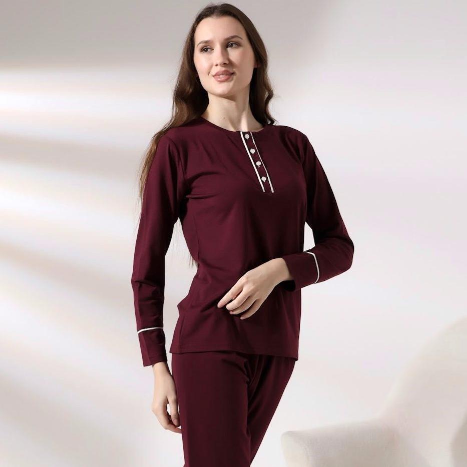 Kadın Uzun Kollu Pijama Takımı