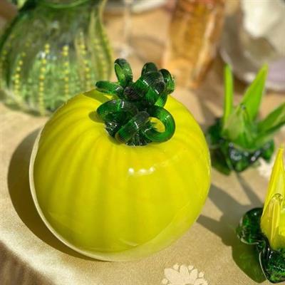 Renkli Cam Kabak Dekoratif Obje