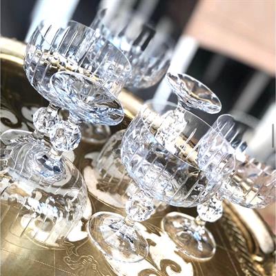 Bohemia Crystal Desensiz Asit Kesme 6 Kişilik Dondurmalık Takımı