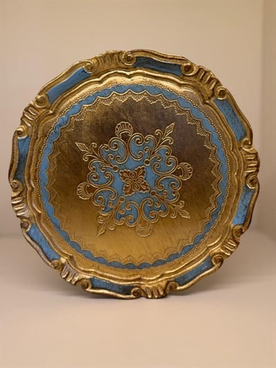 Pescarissi Art Deco İthal Gül Ağacı Yuvarlak Tek Kişilik 1 Numara