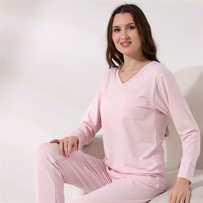 Kadın Uzun Kollu Pijama Takımı