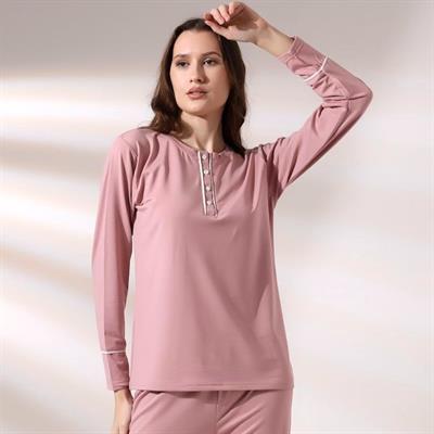 Kadın Uzun Kollu Pijama Takımı