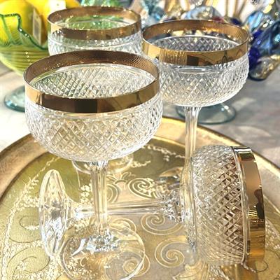 Kristal Desenlik 6 Kişilik Dondurmalık Takımı