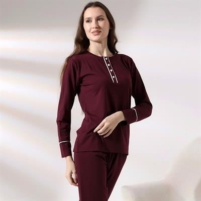 Kadın Uzun Kollu Pijama Takımı