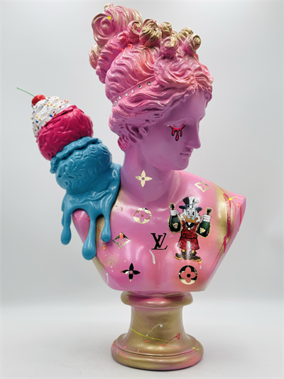 Kremalı Dondurma Tasarımlı Venüs Heykeli