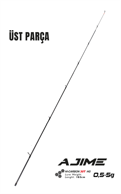 Fujin Ajime 183cm 05-5gr LRF Kamışı #1 Üst Parça