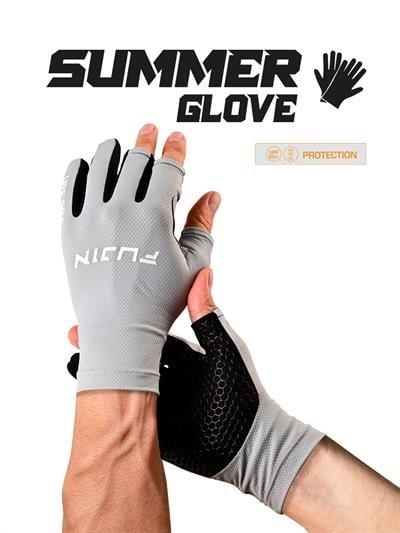 Fujin Pro Angler S24 Summer Gloves Grey