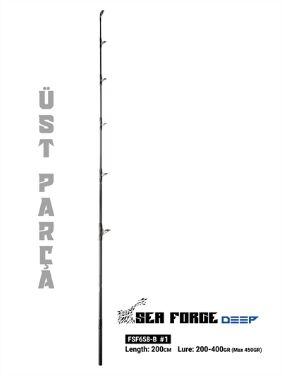 Fujin SeaForce 200cm 200-400gr Üst Parça