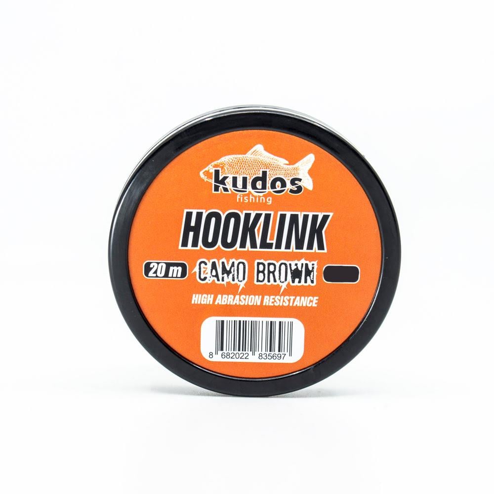 Kudos Hooklink Camo Brown 20m 35 Lb.