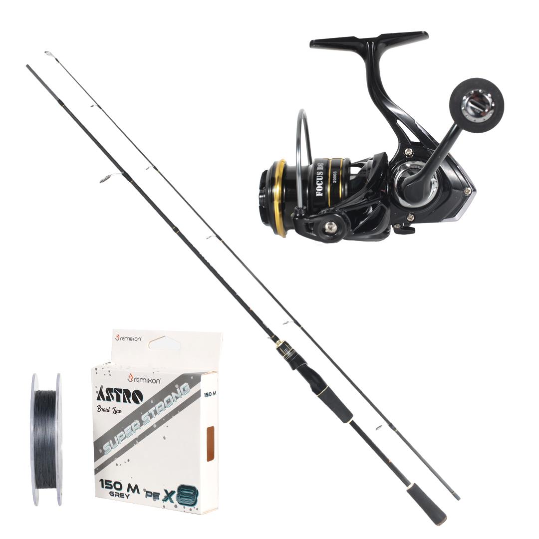 REMIXON FOCUS BG 2.30M 3-25GR 2P KAMIŞ+BG2000S 5+1BB MAKARA, SET