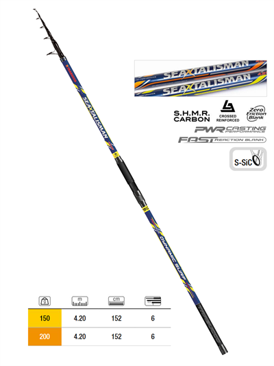 Trabucco Seatalisman Dynamic Surf 420cm 200gr Teleskopik Surf Kamışı