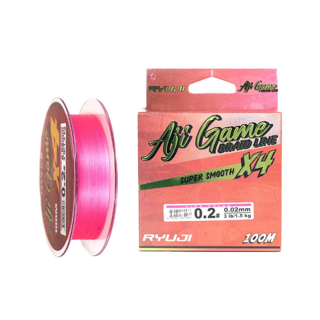 RYUJI AJI GAME 4X, 100M, PİNK İP MİSİNA - RYUJI