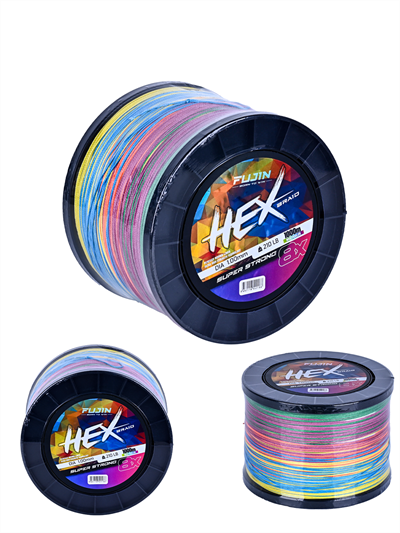 Fujin Hex 8X 1000Mt Multicolor Pe Line