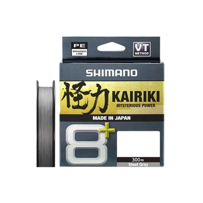 Shimano Kairiki 8+ 300 Mt Grey İp Misina - Shimano