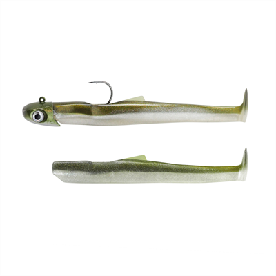 Fiiish Mud Digger MD90 / MD1275 Combo 10gr Kaki Silikon Yem