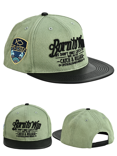 Fujin BTW Leather Visor Şapka Light Green
