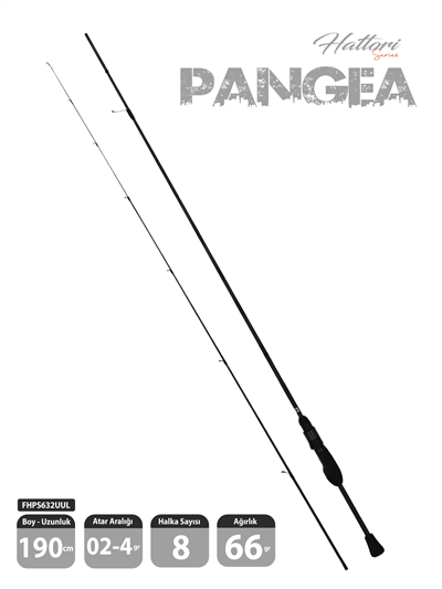 Fujin Hattori Pangea 190cm 02-4gr LRF Kamışı 632UUL