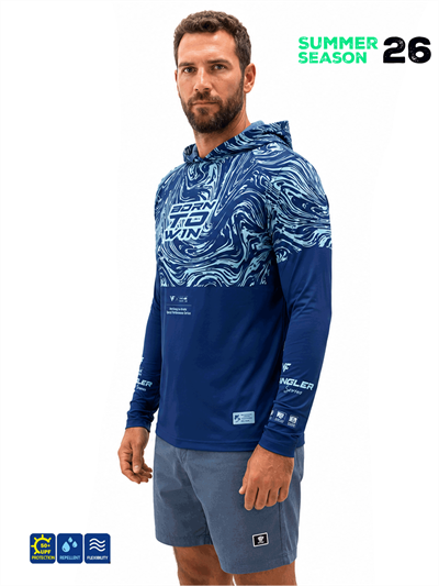 Fujin Pro Angler S26 Hooded Izohips Blue Mint