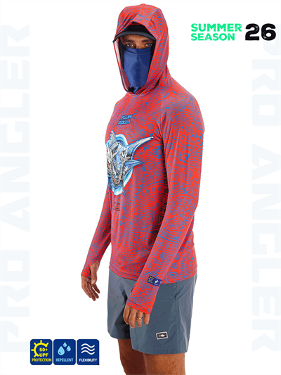 Fujin Rolla S26 Buff&Hoodie Swordfish Red