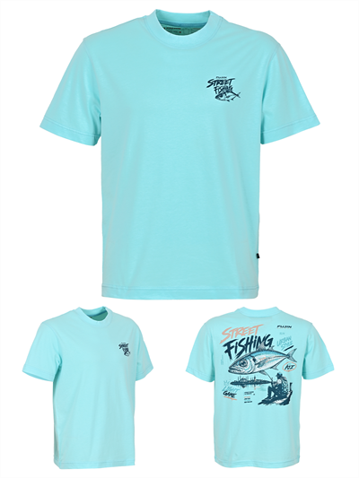 Fujin S26 Street Fishing T-Shirt Turquoise