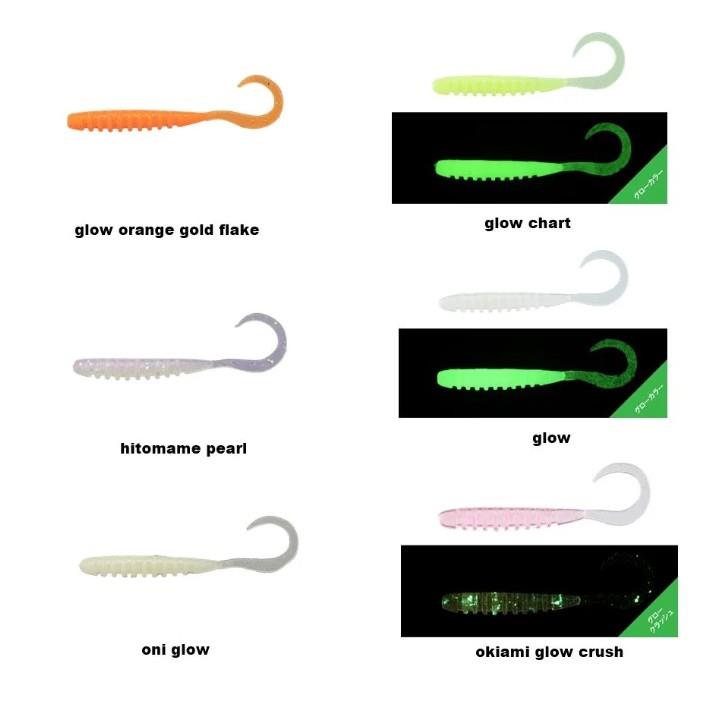 Jackall Tide Curly 2.0 5cm Silikon Yem - JACKALL