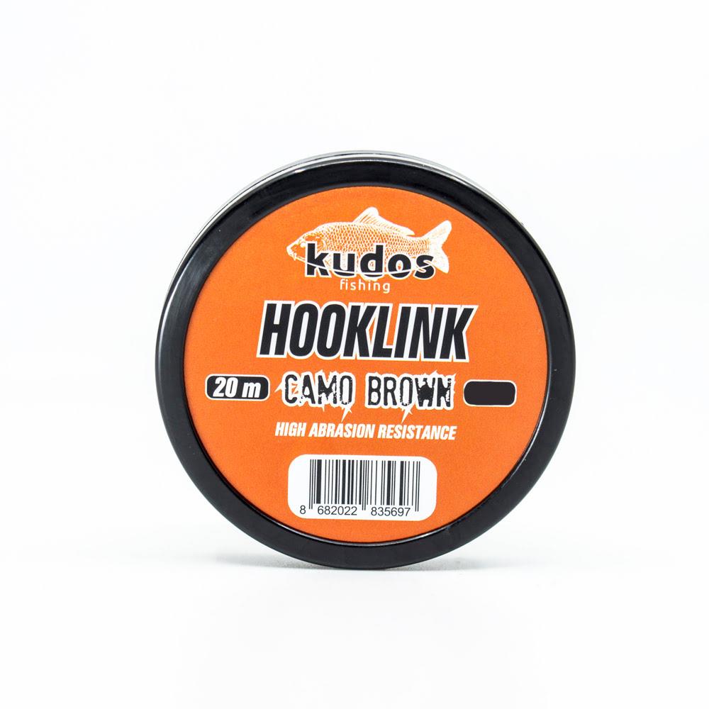 Kudos Hooklink Camo Brown 20m 35 Lb.